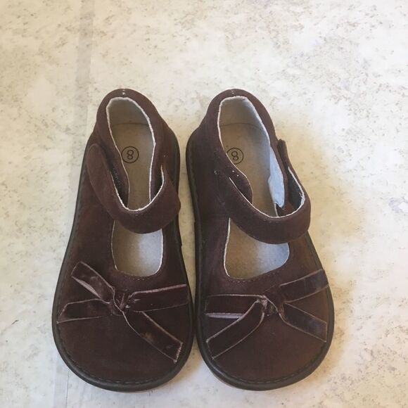 ALLIGATOR SQUEAKER SHOES IN BROWN SUEDE - Picture 2 of 7